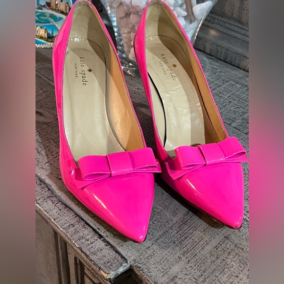 Kate Spade ♠️ Low-Heel Pump with Bow 🎀 - Picture 3 of 9